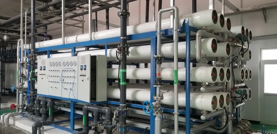 Water-reuse equipment prepared as an integrated process package